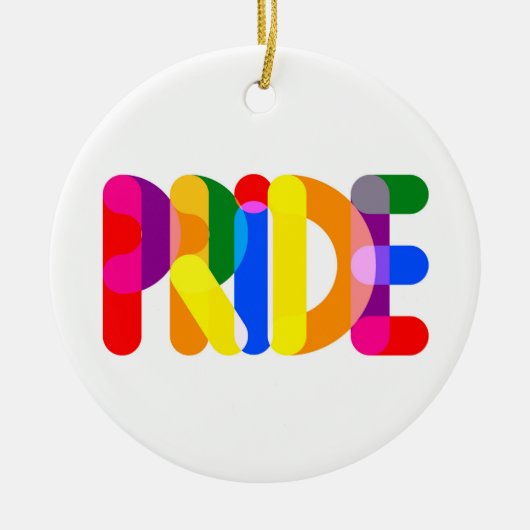 Pride in design keramisch ornament (Voorkant)