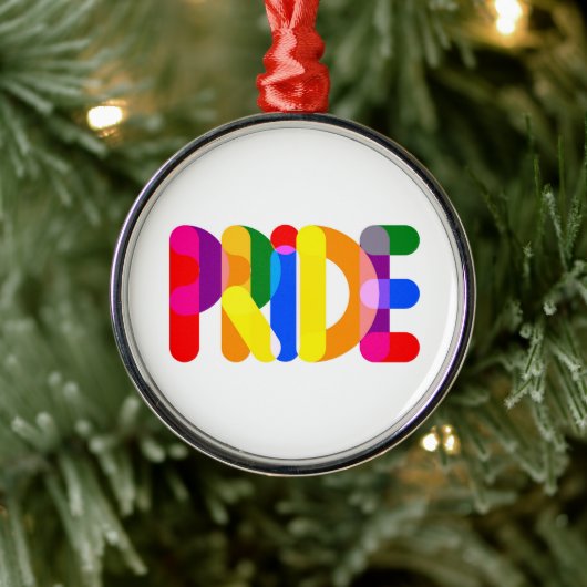 Pride in design metalen ornament (Boom)