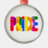 Pride in design metalen ornament (Voorkant)