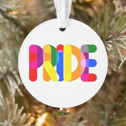 Pride in design ornament (Boom)