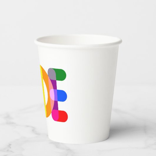 Pride in design papieren bekers (Achterkant)