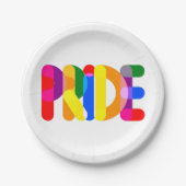 Pride in design papieren bordje (Voorkant)