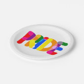 Pride in design papieren bordje (Gekanteld)