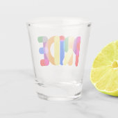 Pride in design shot glas (Achterkant)