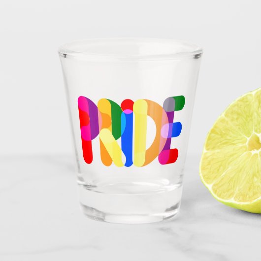 Pride in design shot glas (Voorkant)