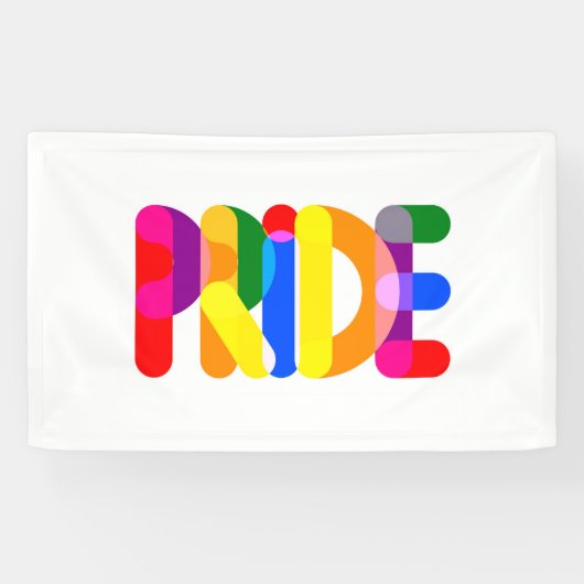 Pride in design spandoek (Horizontaal)