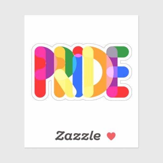 Pride in design sticker (Vel)