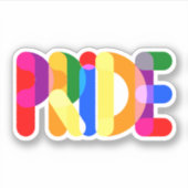 Pride in design sticker (Voorkant)