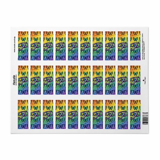 Pride in Flight Collectie Etiket (Full Sheet)