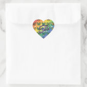 Pride in Flight Collectie Hart Sticker (Tas)