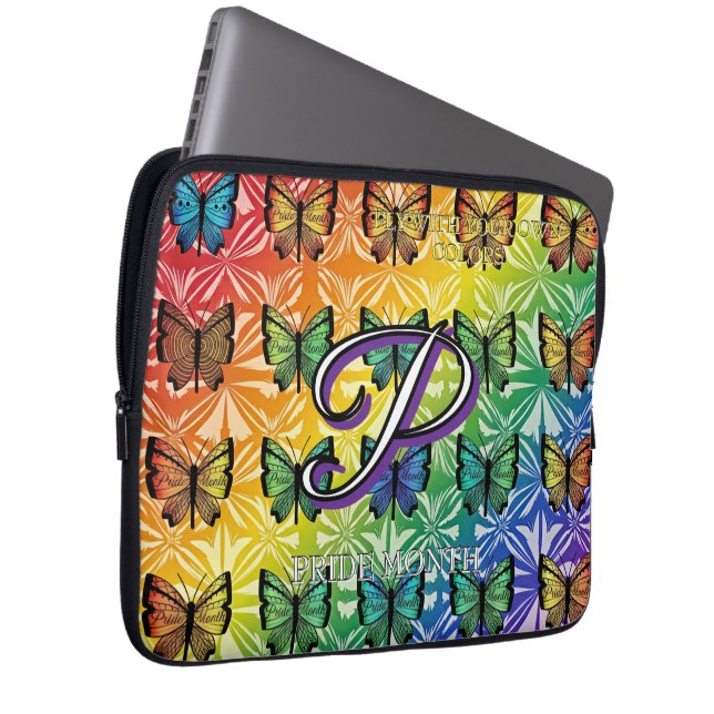 Pride in Flight Collectie Laptop Sleeve (Voorkant Rechts)