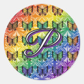Pride in Flight Collectie Ronde Sticker (Voorkant)