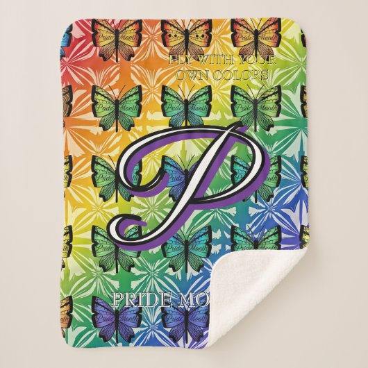Pride in Flight Collectie Sherpa Deken (Voorkant)