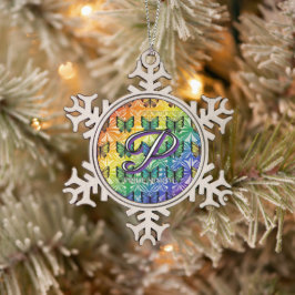 Pride in Flight Collectie Tin Sneeuwvlok Ornament