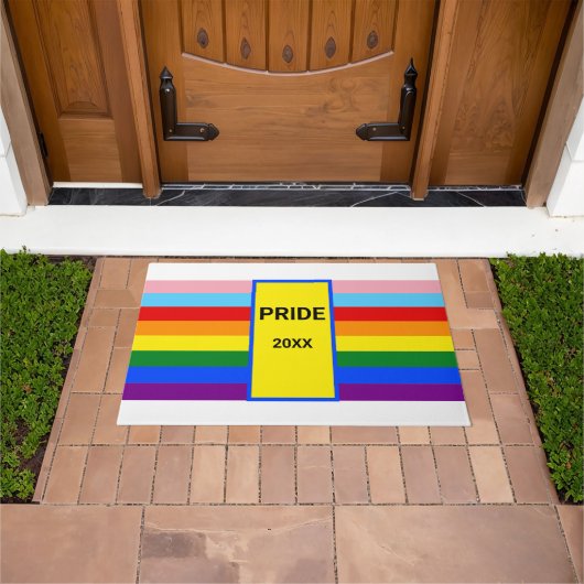 Pride in Home Rainbow LGBTQ Deurmat (Buiten)