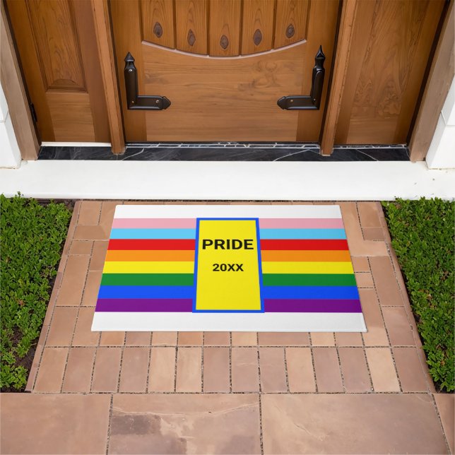 Pride in Home Rainbow LGBTQ Deurmat (Buiten)