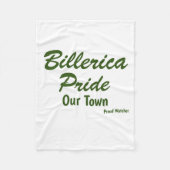 Pride in onze stad Billerica Pride Fleece Deken (Voorkant)