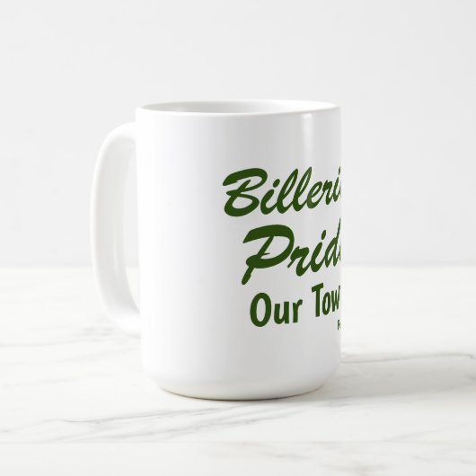 Pride in Our Town Billerica Pride Koffiemok (Voorkant links)