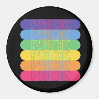 Pride in regenboogkleuren magneet