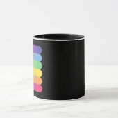Pride in regenboogkleuren mok (Midden)