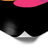Pride in regenboogkleuren perfect poster (Hoek)