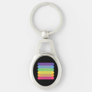 Pride in regenboogkleuren, sleutelhanger