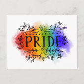 Pride in Waterverf Briefkaart (Voorkant)