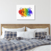 Pride in Waterverf Canvas Afdruk (Insitu (Slaapkamer))