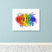Pride in Waterverf Canvas Afdruk (Insitu (Houten vloer))