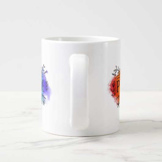 Pride in Waterverf Grote Koffiekop (Achterkant)