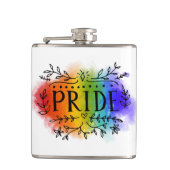 Pride in Waterverf Heupfles (Voorkant)