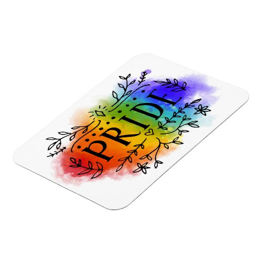 Pride in Waterverf Magneet (Linkerzijde)