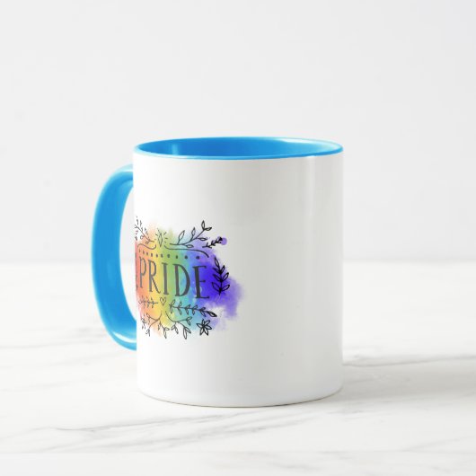 Pride in Waterverf Mok (Voorkant links)