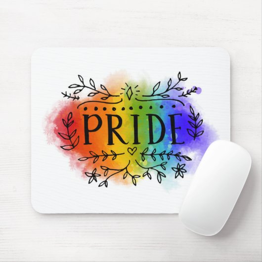 Pride in Waterverf Muismat (Met muis)