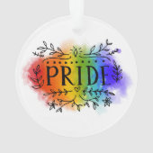 Pride in Waterverf Ornament (achterkant)