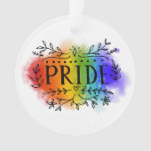 Pride in Waterverf Ornament (voorkant)