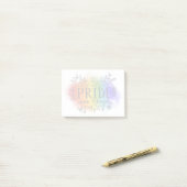 Pride in Waterverf Post-it® Notes (Op bureau)