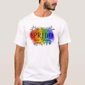 Pride in Waterverf T-shirt (Voorkant)