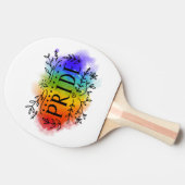 Pride in Waterverf Tafeltennisbatje (Zijkant)