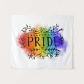 Pride in Waterverf Wandkleed (Voorkant (horizontaal))