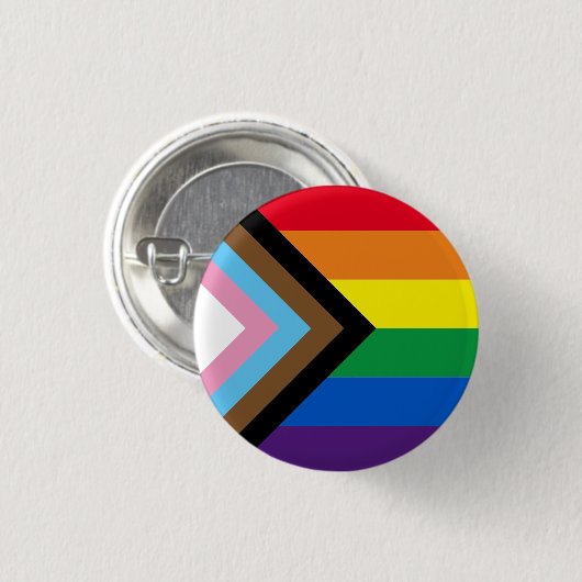 Pride Inclusive regenbow Lgbtq gay flag pin button (Voorkant /achterkant)