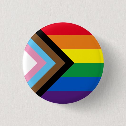 Pride Inclusive regenbow Lgbtq gay flag pin button (Voorkant)