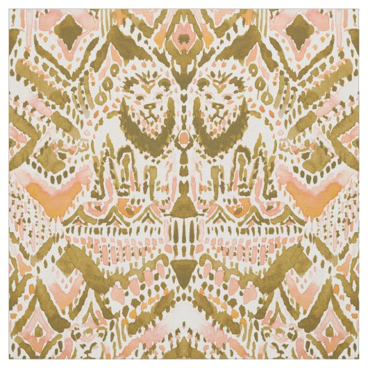 PRIDE INSIDE-ion Waterverf met tribaal goud Stof (Swatch)