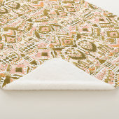 PRIDE INSIDE Lion Gold Peach Cat Sherpa Sherpa Deken (3/4)