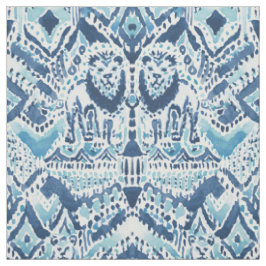 PRIDE INSIDE Lion Tribal Indigo Aqua Waterverf Stof