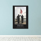 Pride: Inspirerend Citaat 1 Canvas Afdruk (Insitu (Houten vloer))