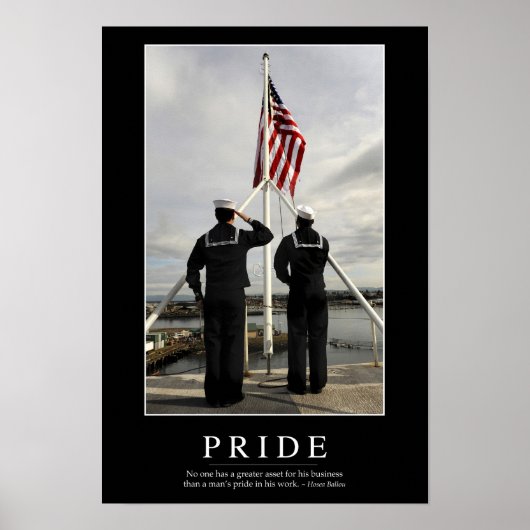 Pride: Inspirerend Citaat 1 Poster (Voorkant)