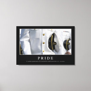 Pride: Inspirerend Citaat 2 Canvas Afdruk