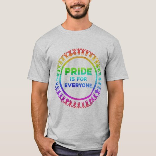 Pride is for Everyone T-shirt (Voorkant)