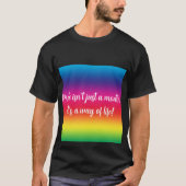 Pride is niet zomaar een maand - Pride T-shirt (Voorkant)